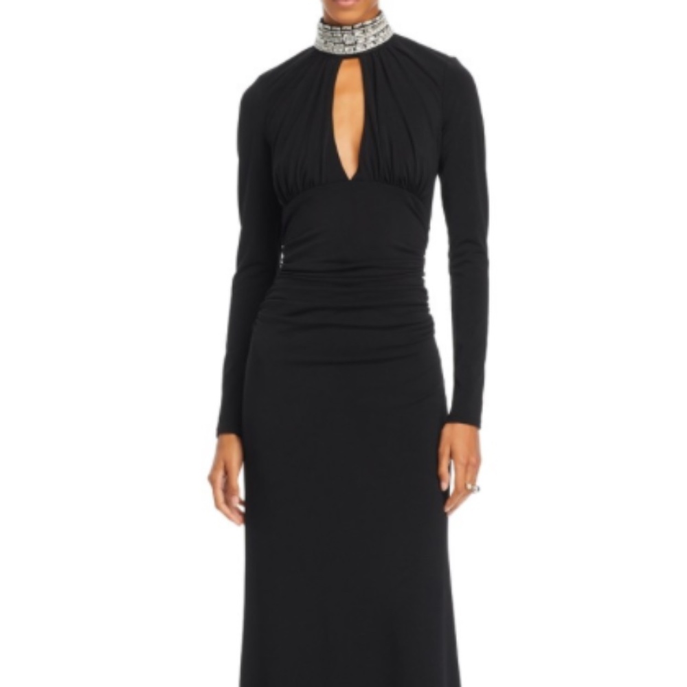 Cinq a Sept Kimbra Embellished Keyhole Gown SIZE 14 NEW